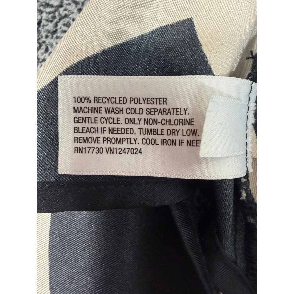 Future Collective x Alani Noelle Satin Scarf Black Cream Abstract
